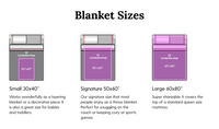 Custom Photo & Name Blanket: Subtle Spots Design
